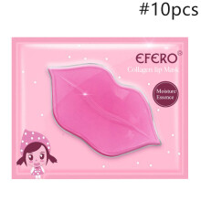 (#10pcs) Dry Lips Treatment Moisturizing Mask Crystal Collagen Lip Plumping Anti-Wrinkle