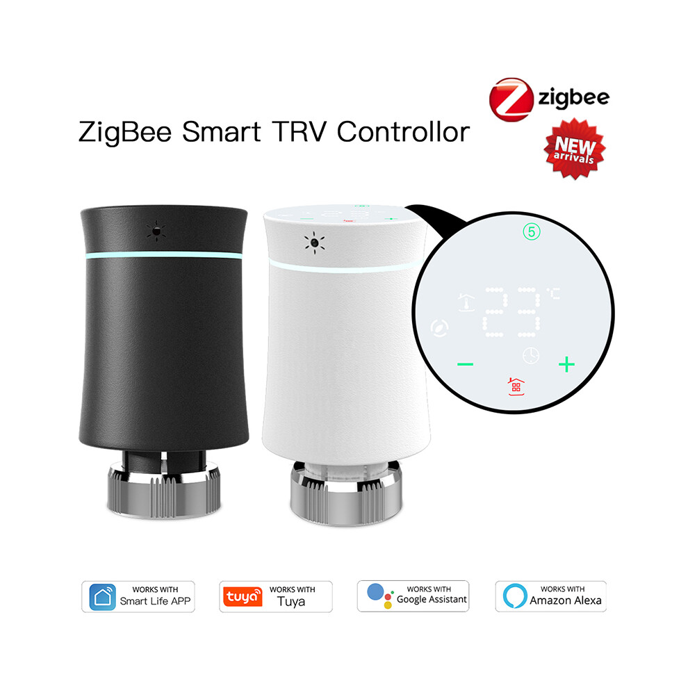 Tuya Zigbee Thermostat Valve Smart Programmable Trv Temperature Alexa Controller 110691337481