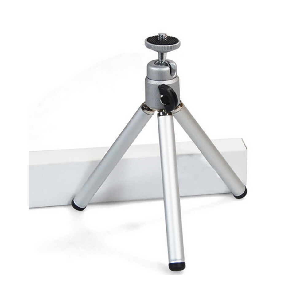(Silver) Universal Rotating Mini Tripod Stand Digital Webcams For Gopro Hero 4 3 Camera Silver 110691344373