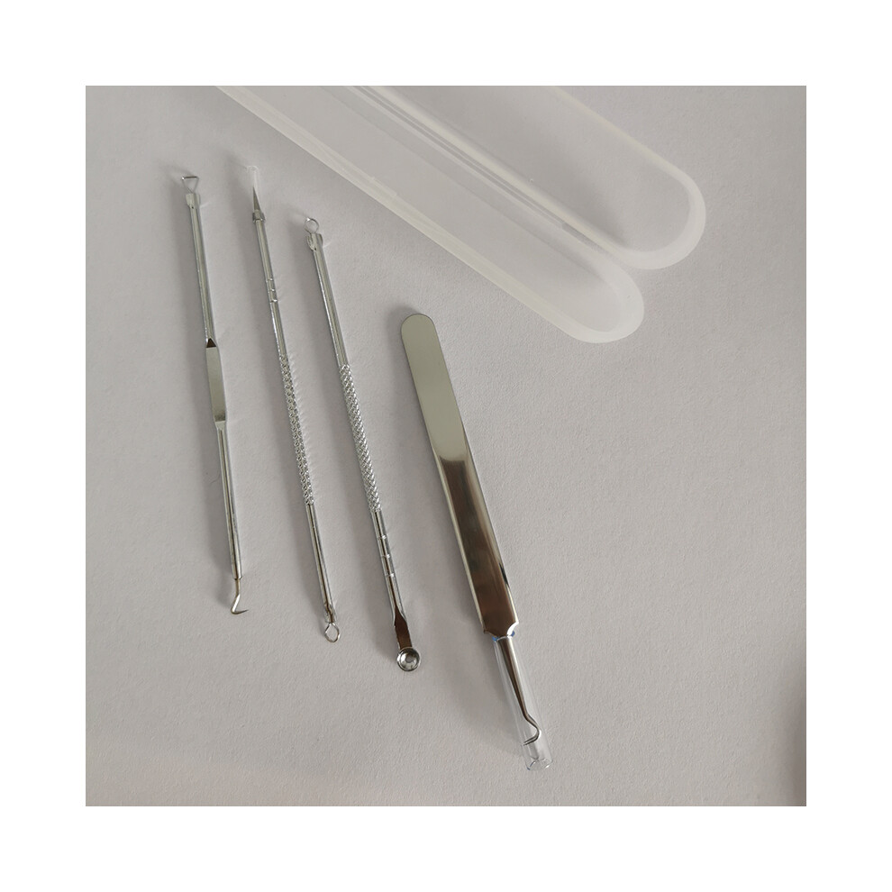 4Pcs Blackhead Remover Tool Acne Needle Blemish Pimple Spot Blackhead Extractor 110691475831