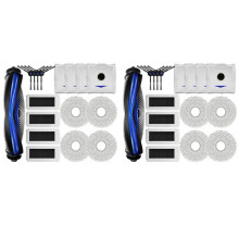 2 Set for Debot N30 Omni / N30 Pro Omni Replacement Part Accessory Main Side Brush Hepa Filter Mop Dust Bag