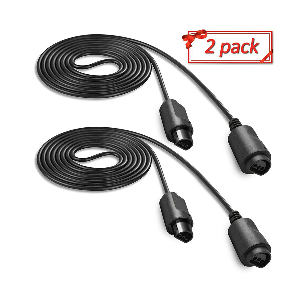 2Pcs Extended Extension Cable Cord For Nintendo 64 Controller N64 Game Console 110691347053