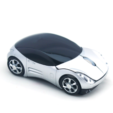 (Silver) 3D Car Shape Wireless Mouse Gaming Mice Computer Peripherals For Laptop PC Macbook