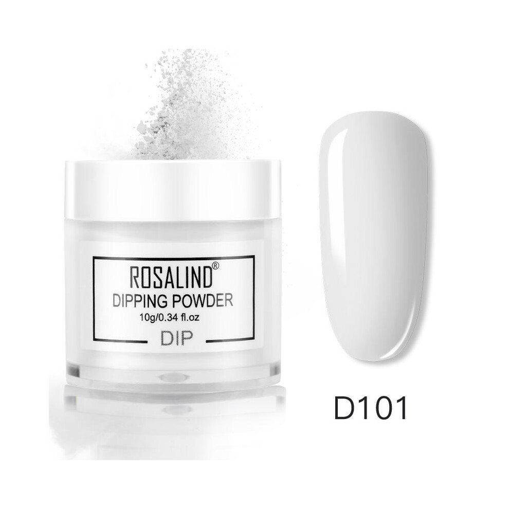 (D101) ROSALIND Nail Art Polish French Gradient Dipping Powder Manicure Glitter Pigment