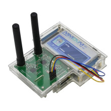 (Transparent) Black/Transparent Duplex MMDVM Hotspot, Supports P25 DMR YSF, for Raspberry Pi Zero, 3.2in LCD Screen Display, Excl. Case