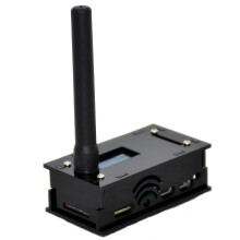 (Black) MMDVM Hotspot Support P25 DMR YSF for Raspberry Pi Zero Board OLED Display 8G TFT Card Antenna Acrylic Case Kit Black