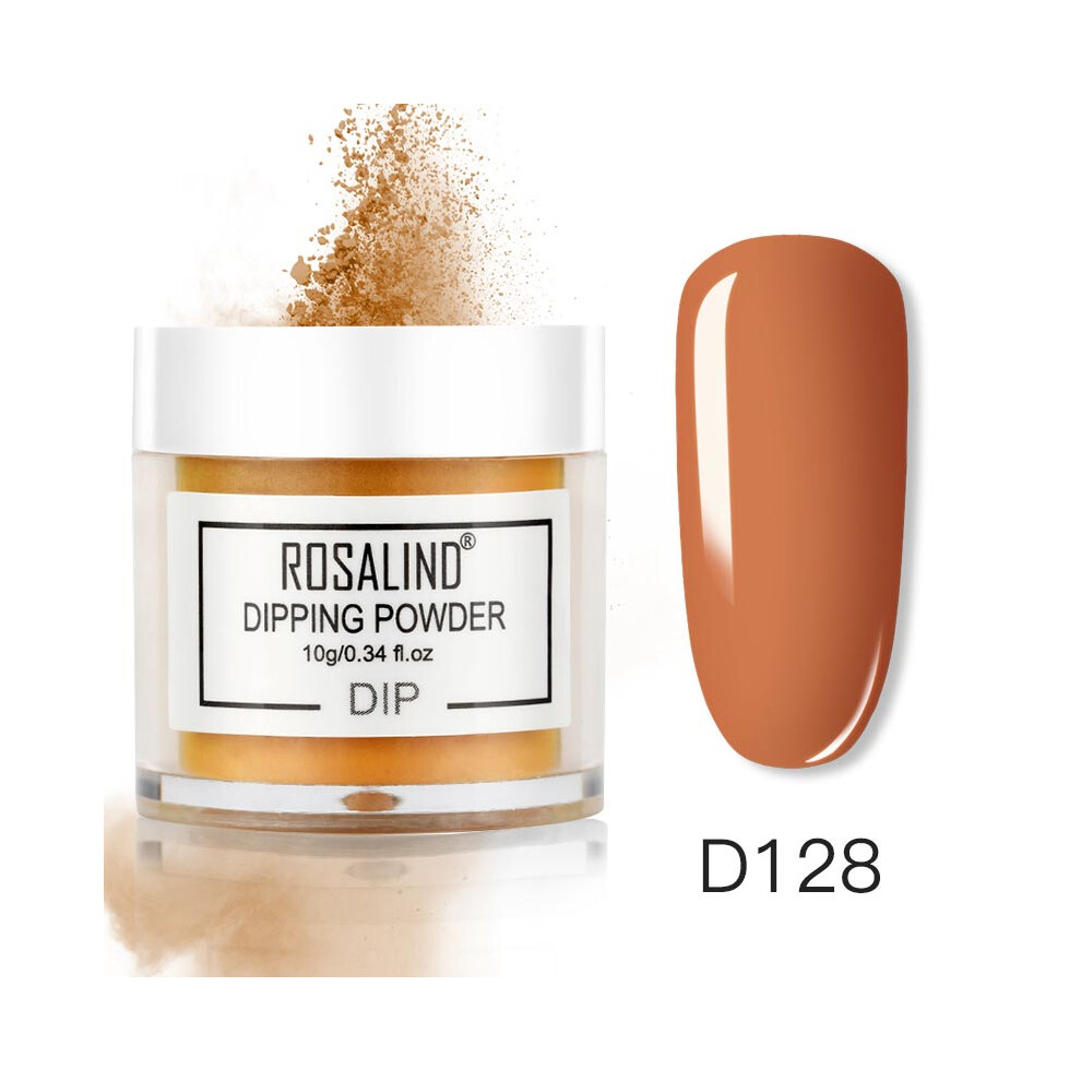 (D128) ROSALIND Nail Art Polish French Gradient Dipping Powder Manicure Glitter Pigment