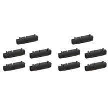 10PCS SFF-8482 SAS Female to  Male 15Pin Bend  90 Degree Angle Adapter Converter for Motherboard Cable