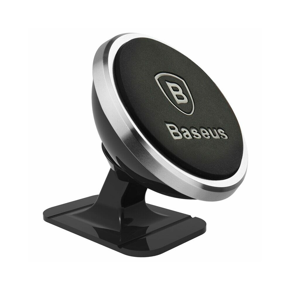 (Silver) Baseus Magnetic Car Dashboard Cell Phone Holder Desktop Mount Stand Universal Silver 110691345141