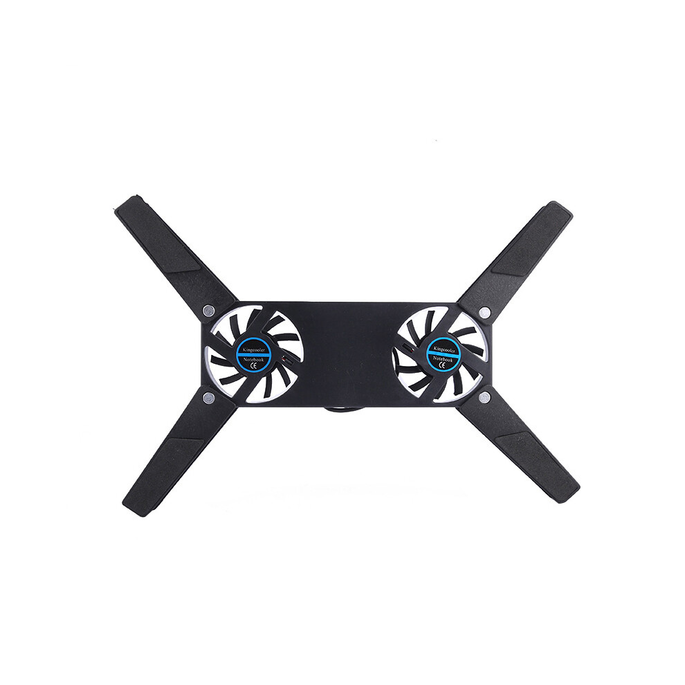 Laptop Dual Cooling Fan Desk Support Notebook Computer Stand Usb Rack Holder 110691352163