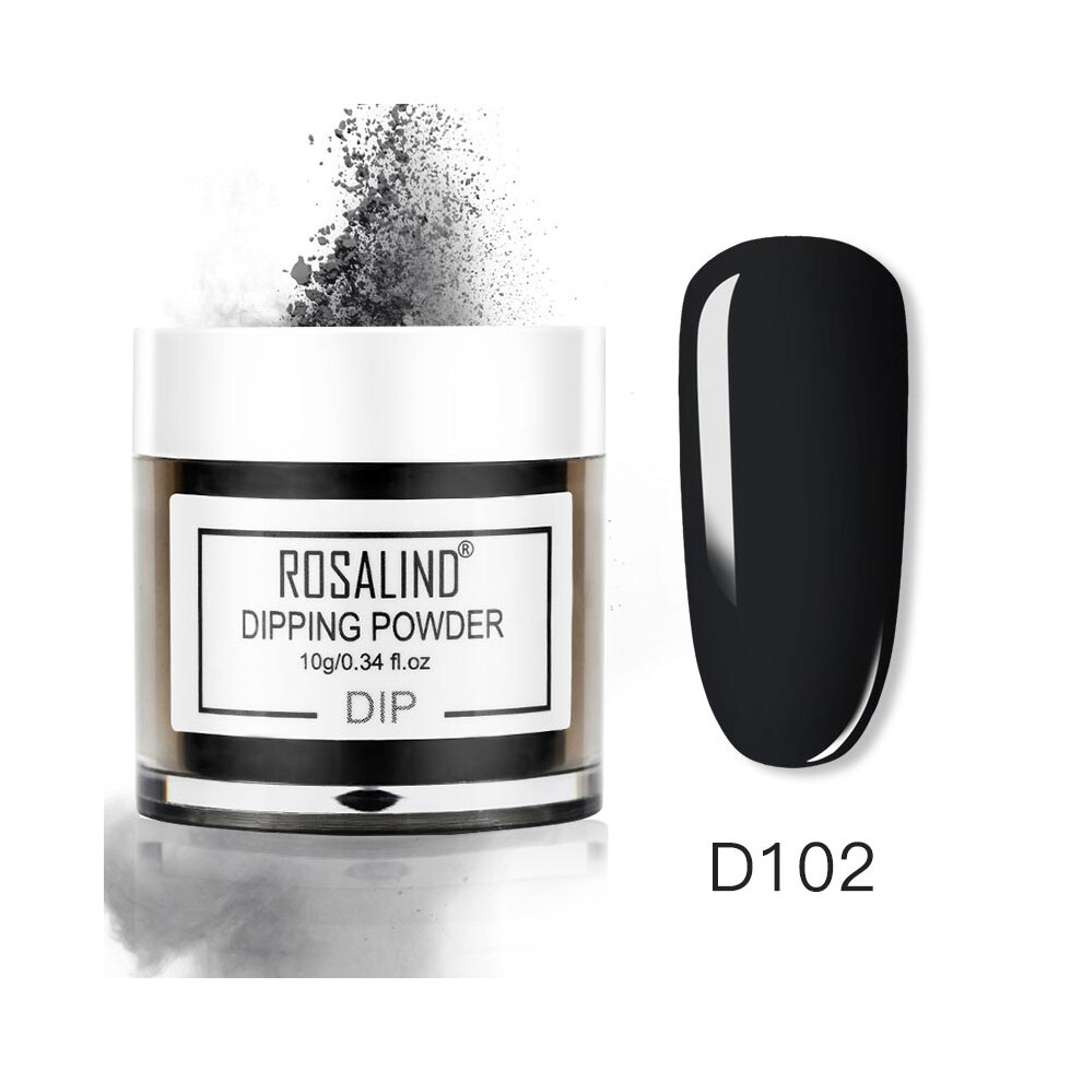 (D102) ROSALIND Nail Art Polish French Gradient Dipping Powder Manicure Glitter Pigment
