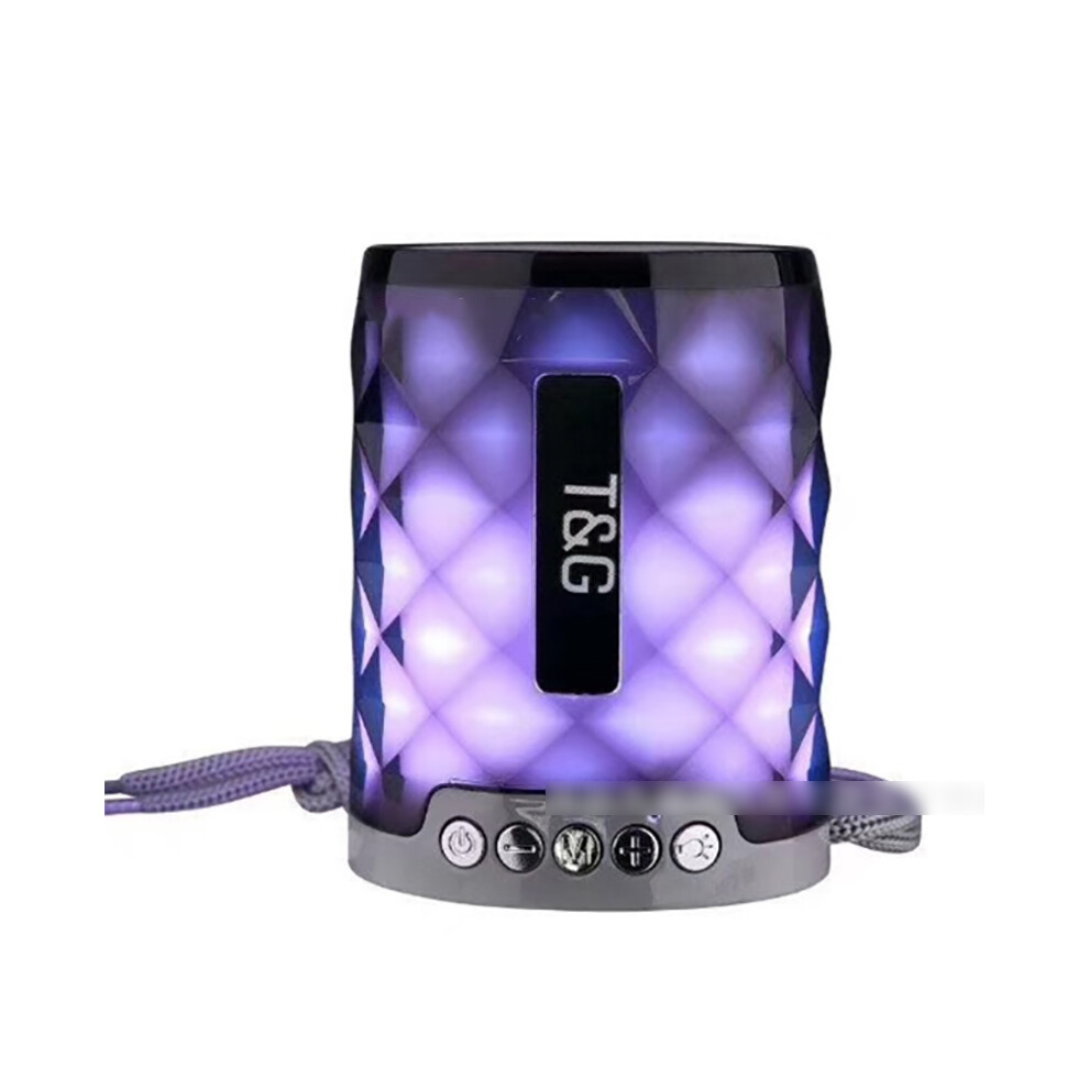 (Gray) Bluetooth 4.2 Wireless Speaker Super Bass Rechargeable Usb/Tf/Fm Radio Portable Gray 110691346506
