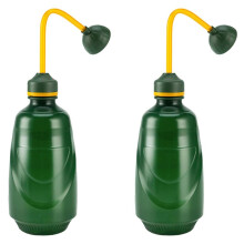 2X Watering Can for Seedlings, Small Watering Can for House Plant Garden Flower 0.45L Green