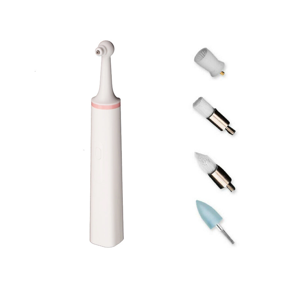 Pink (Pink) Electric Tooth Polisher Teeth Whitening Stain Plaque Eraser Tartar Cleaning Tool