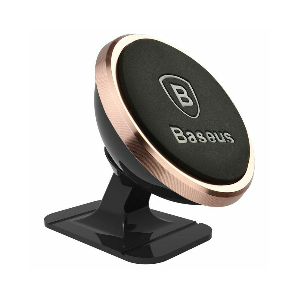 (Rose ) Baseus Magnetic Car Dashboard Cell Phone Holder Desktop Mount Stand Universal Gold 110691345134