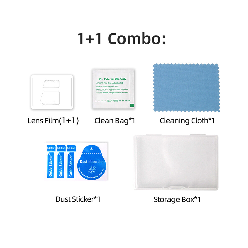 (2Pcs Lens Films) Sunnylife Camera Lens 9H Tempered Glass Film Protector Film For Dji Mavic 3 Cine Light 110691472045