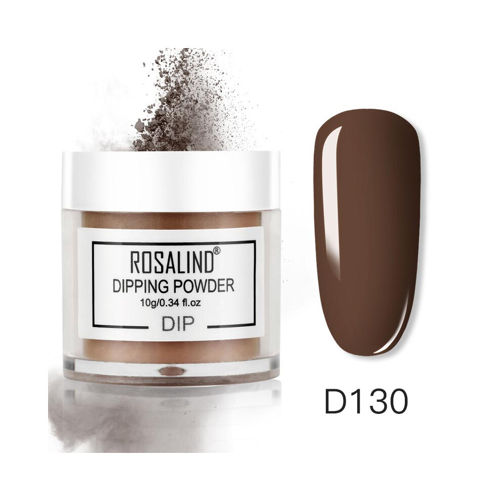 (D130) ROSALIND Nail Art Polish French Gradient Dipping Powder Manicure Glitter Pigment