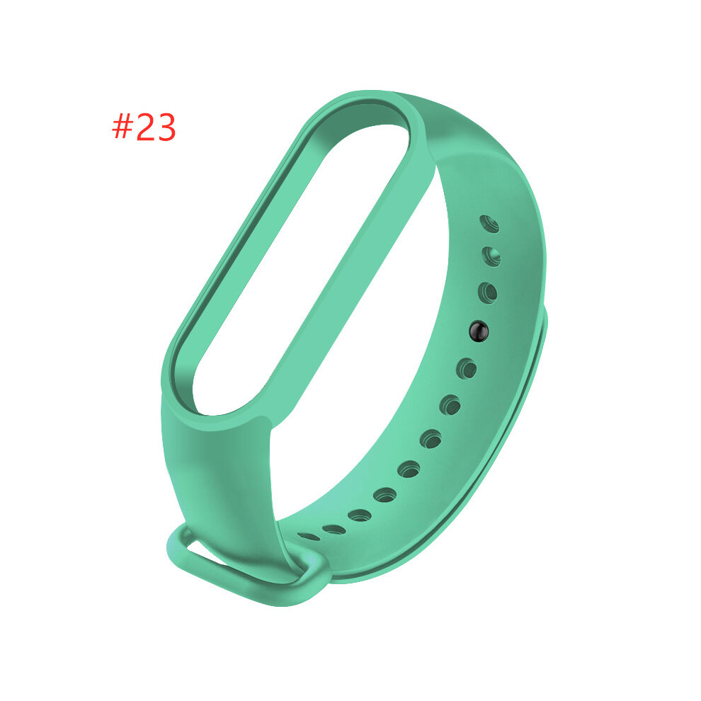Light (#23) Silicone Replacement Wristband Bracelet Watchband For Xiaomi Mi Band 5 Miband