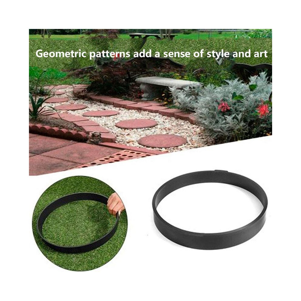 2X Diy Round Walk Brick Concrete Mold, Reusable Stone Moldings, Paving Pavement Cement Molds For Patio Lawn Garden 6032093484218