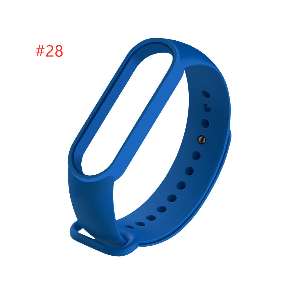 Light (#28) Silicone Replacement Wristband Bracelet Watchband For Xiaomi Mi Band 5 Miband