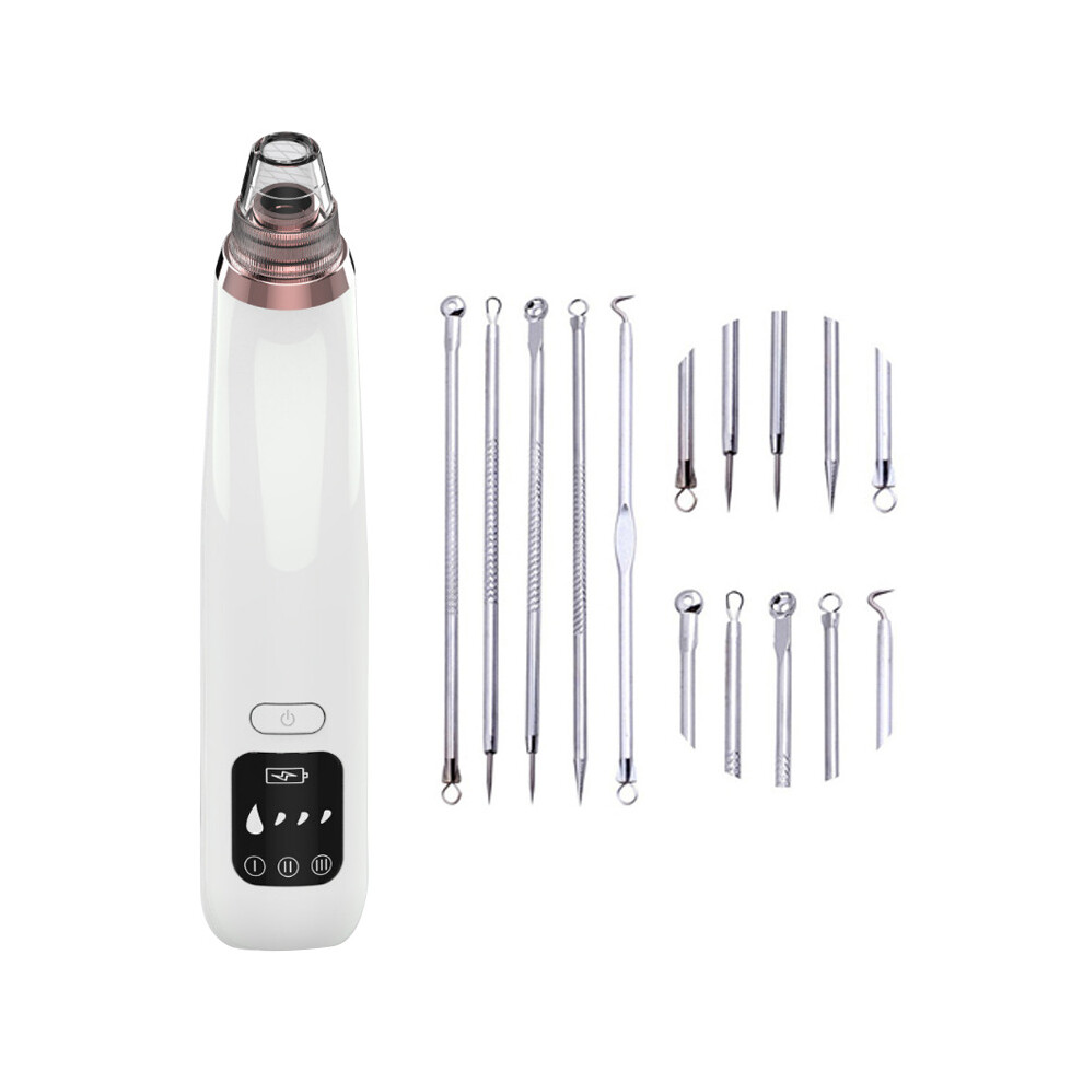 (Warm) Electric temperature beauty instrument to remove blackhead pore cleanser