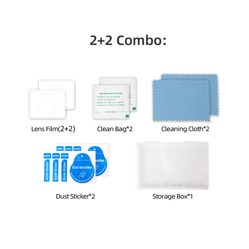 (4Pcs Lens Films) Sunnylife Camera Lens 9H Tempered Glass Film Protector Film For Dji Mavic 3 Cine Light 110691472052