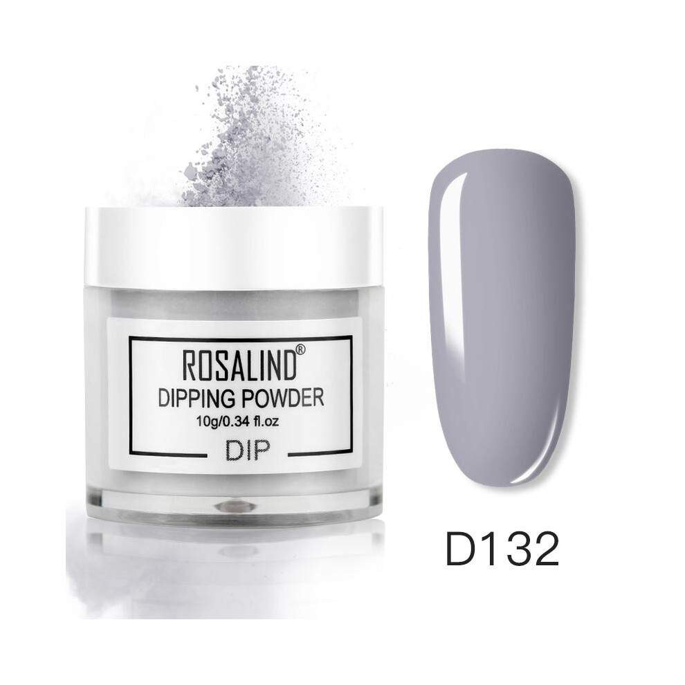 (D132) ROSALIND Nail Art Polish French Gradient Dipping Powder Manicure Glitter Pigment