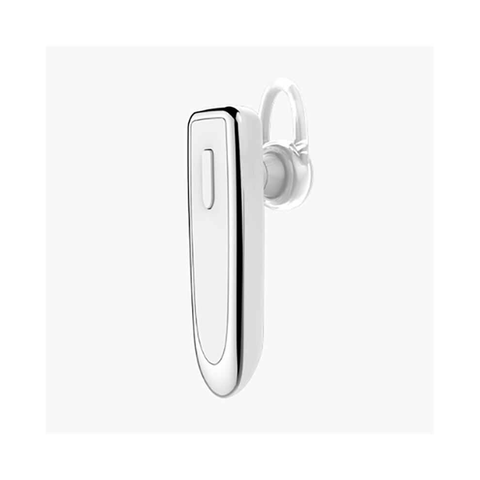 (White) Bluetooth 5.0 Earpiece Stereo Noise Cancelling In Ear Headphone Driving Headset White 110691343857