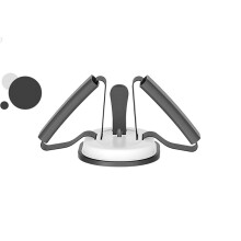 (black and white) Home multifunctional sports equipment lazy home fitness equipment indoor sit-up aid