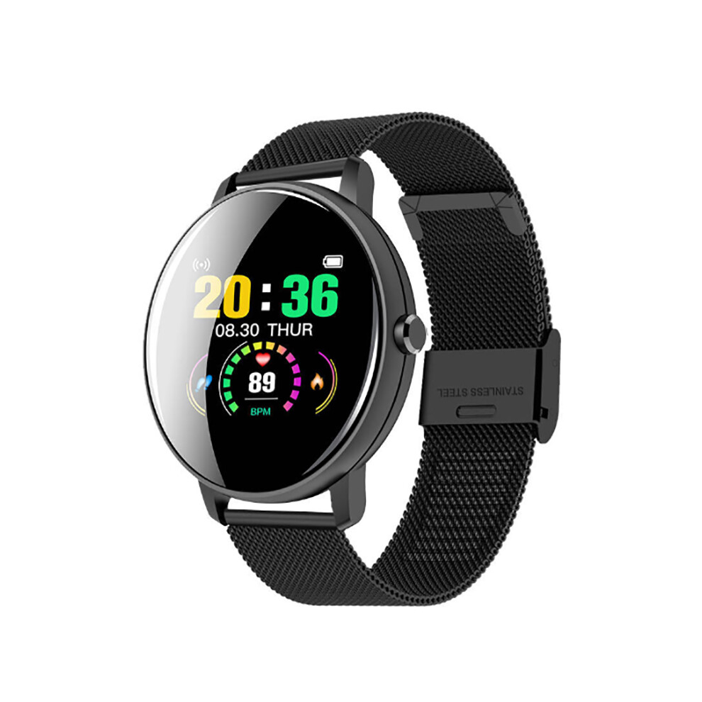 (Black) Bluetooth Call Smart Watch Heart Rate Monitor Waterproof For Android Ios Phone Black 110691349118