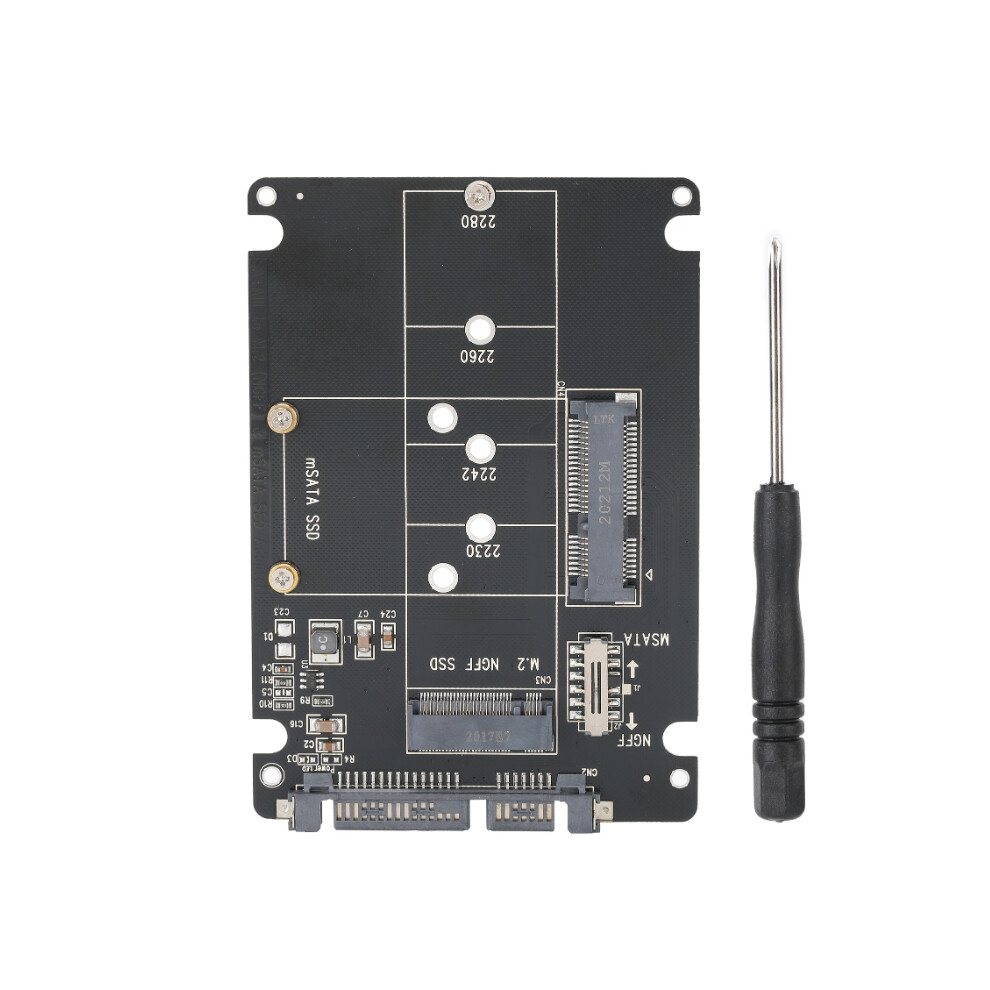 M.2 Ngff/Msata To Sata 3.0 Adapter Ssd To Sata Converter Reader Board Computer 110691355089