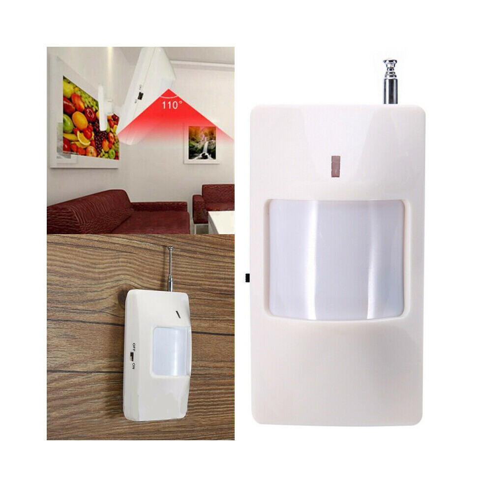 433Mhz 90?? Wireless Pir Motion Sensor Detector For Home Security Alarm System Kit 110691347794