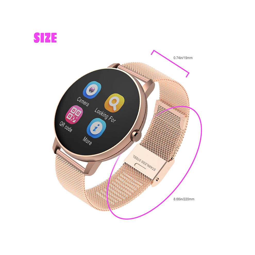 (Golden) Bluetooth Call Smart Watch Heart Rate Monitor Waterproof For Android Ios Phone Golden 110691349125