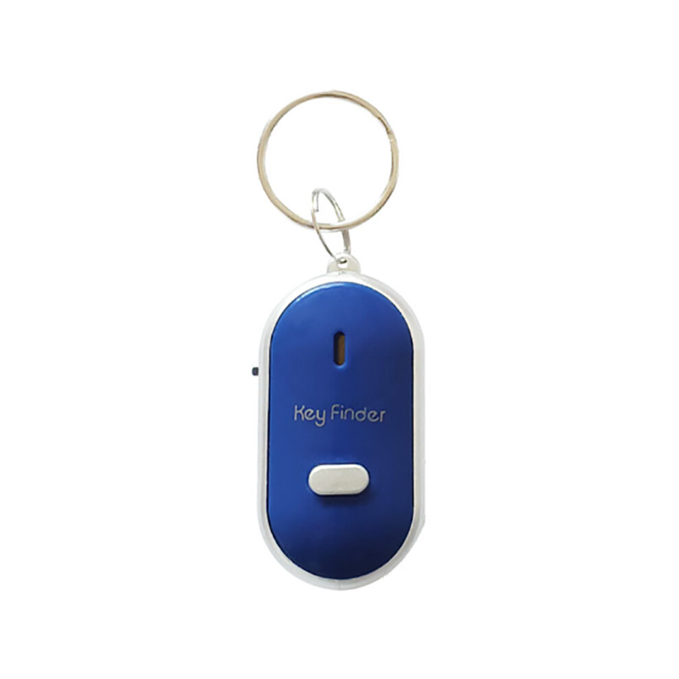 (Blue) Whistle Key Finder Locator Remote Anti-Lost Led Flashing Beeping Sonic Torch 110691347640