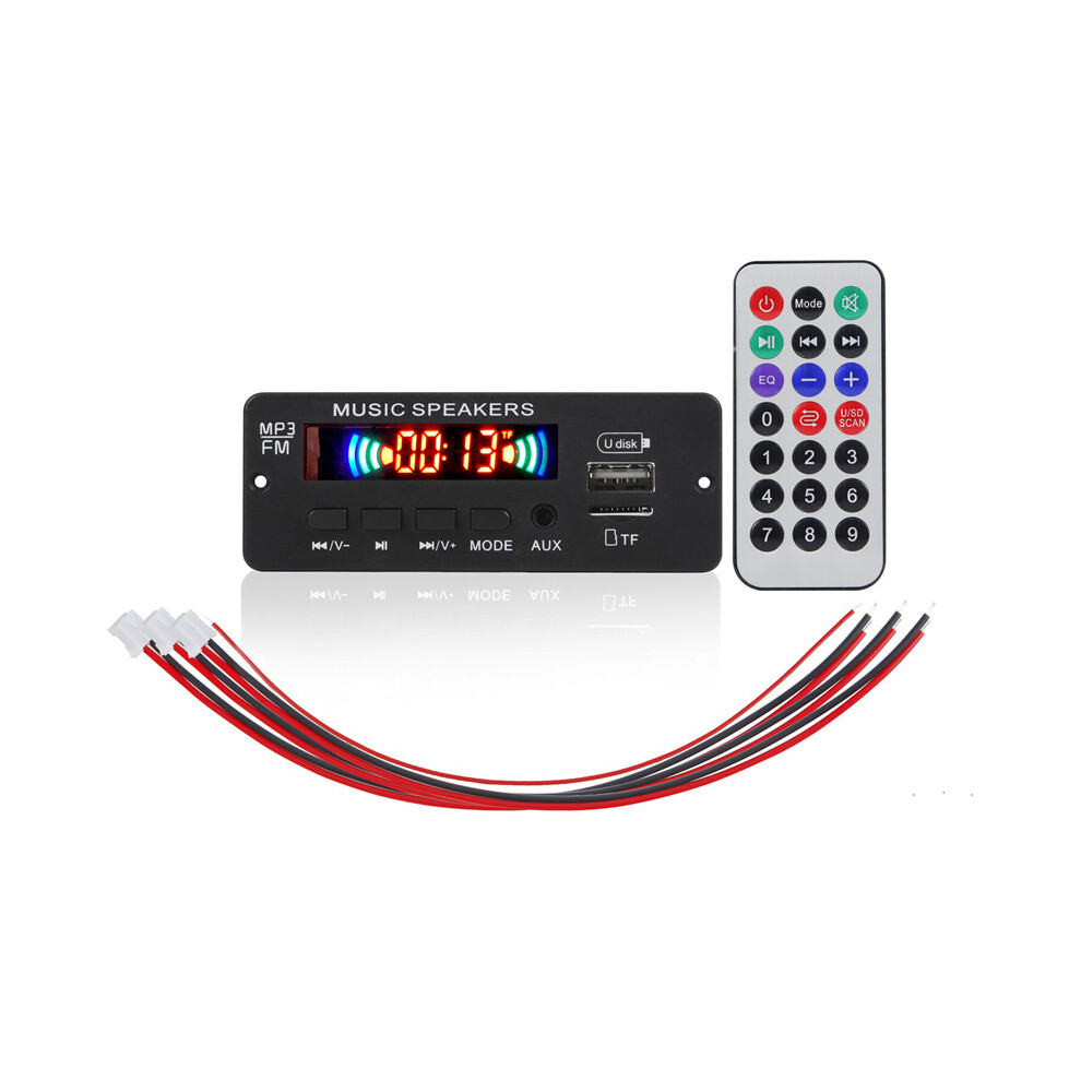 Bluetooth 5.0 Mp3 Decoder Board Wireless Amplifier Module Usb Tf Fm Car Stereo 110691354310