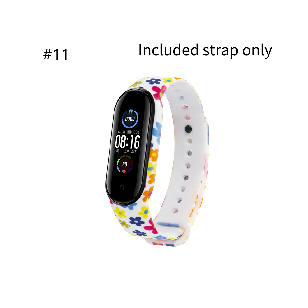 (#11) Colorful Printed Bracelet Wrist Strap For Xiaomi Mi Band 5 Sport Smart Watch 110691350503