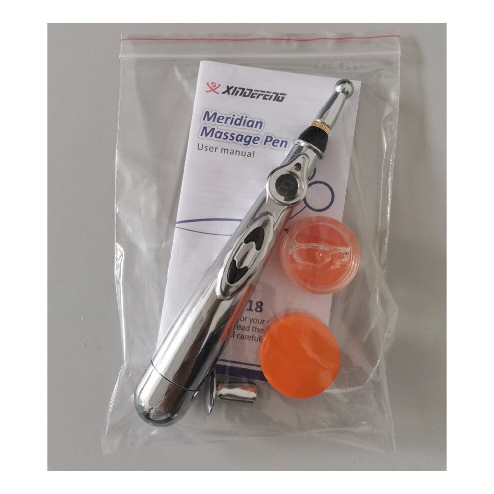 (opp) Electronic Acupuncture & Meridian Energy Pen Body Head Leg Massager Pain Relief