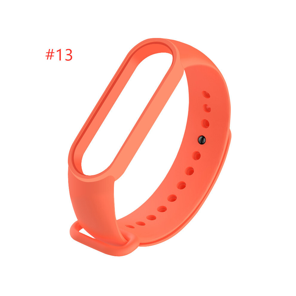 Light (#13) Silicone Replacement Wristband Bracelet Watchband For Xiaomi Mi Band 5 Miband