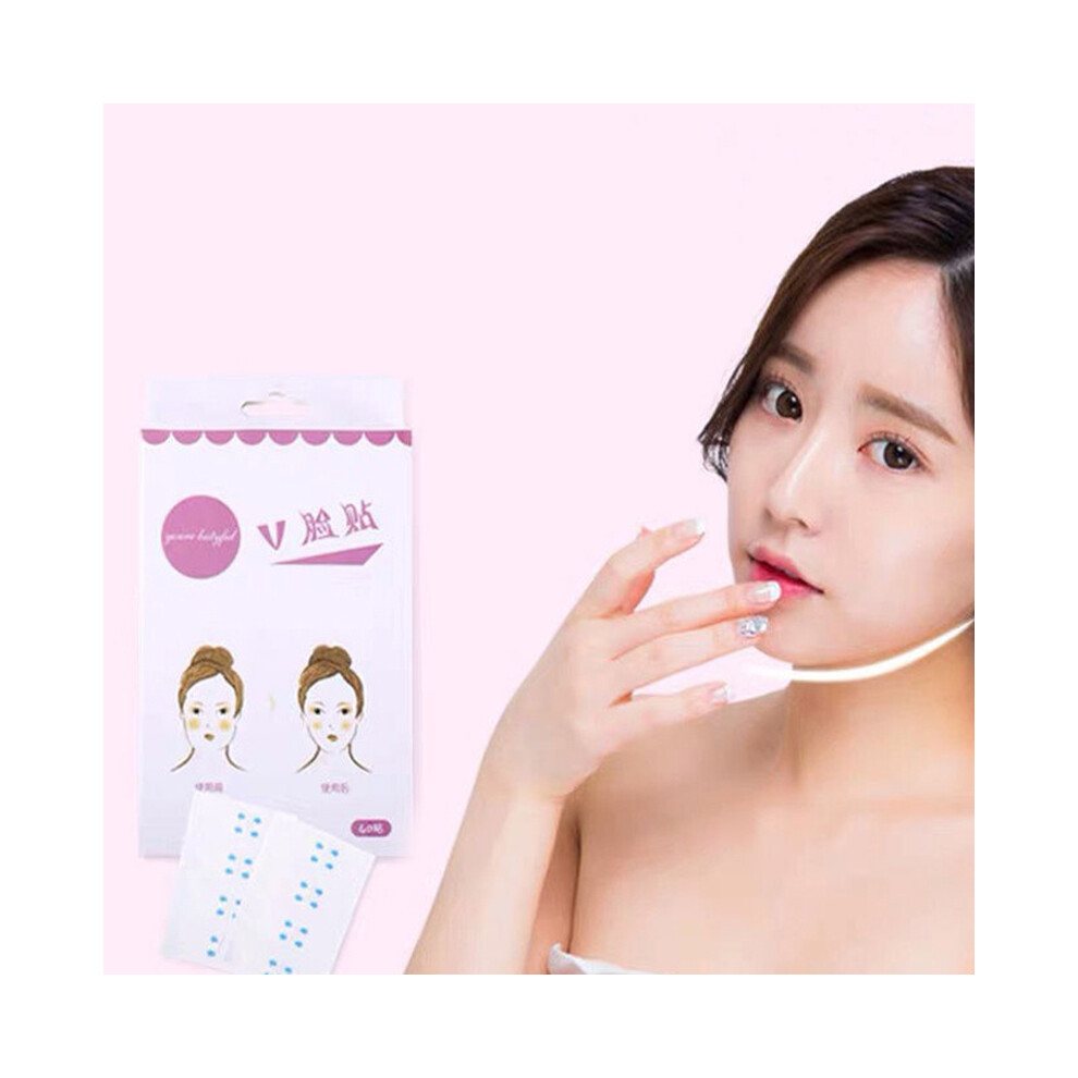 40PCS Thin Facial Stickers Anti-Wrinkle Anti-Sagging V-Shape Face Lift Tape