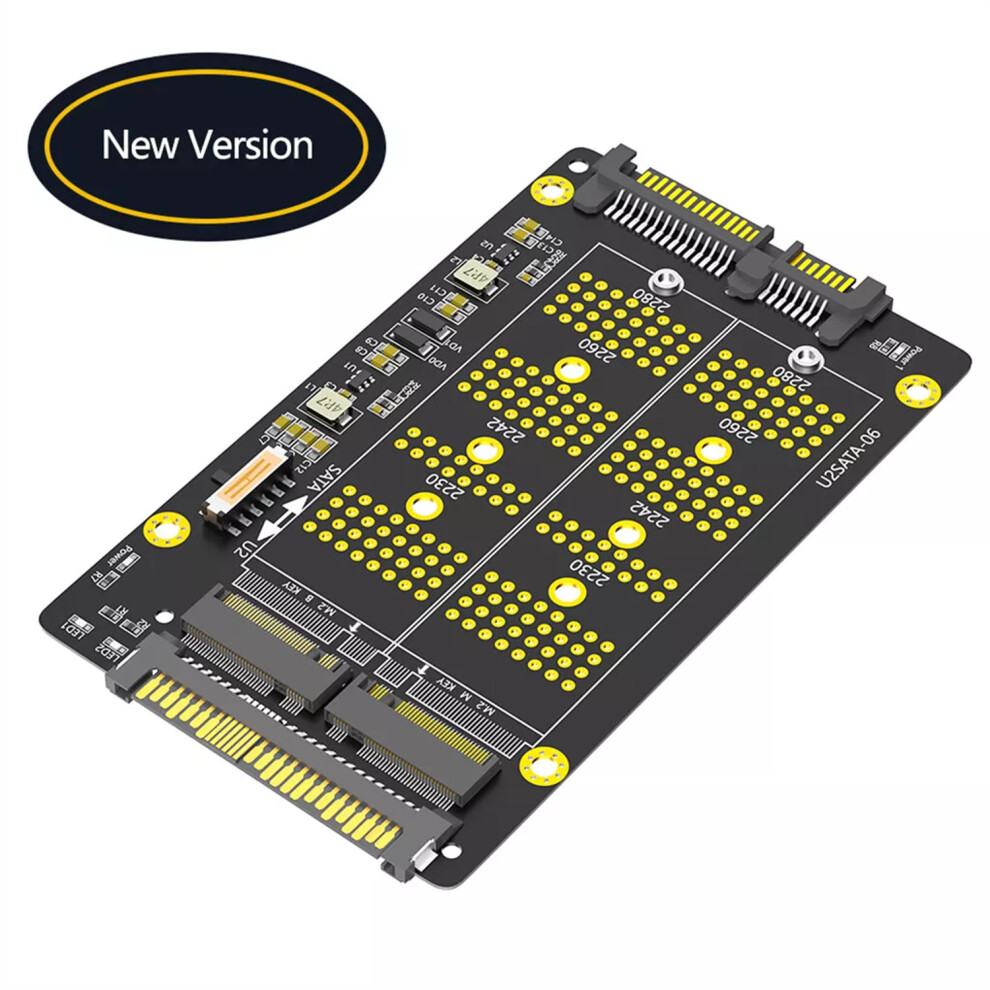 New 2 In 1 M.2 Ngff Nvme Pci-E Ssd To U.2 Sff-8639 M.2 Ngff Sata Ssd To Sata 110691356864