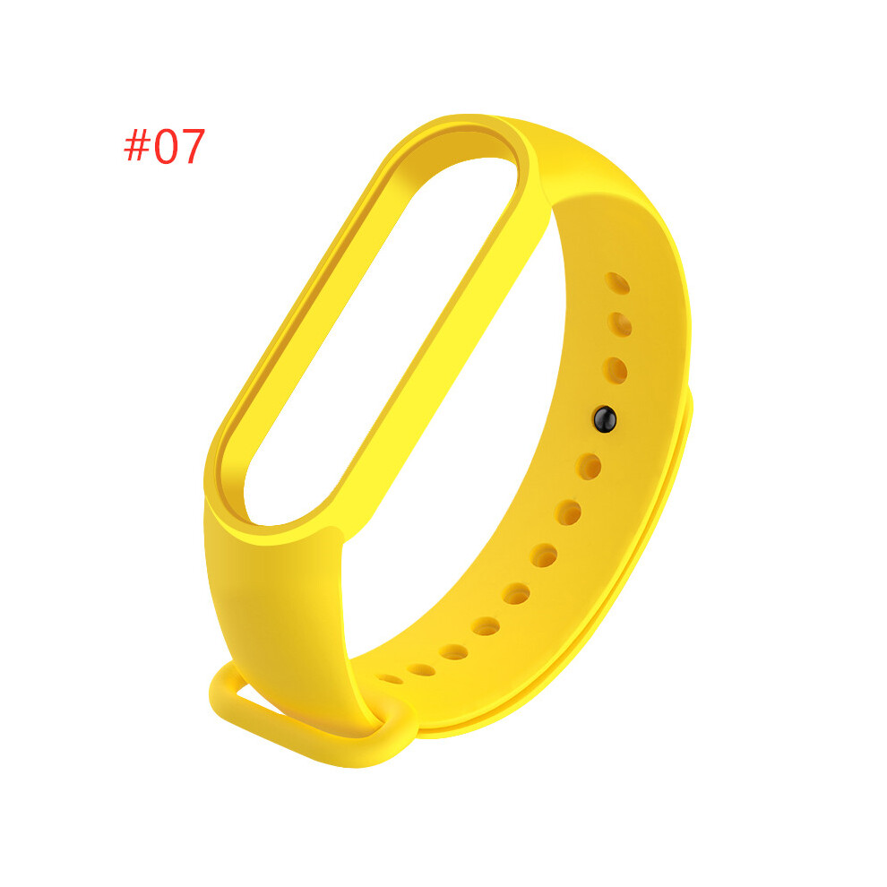 Light (#07) Silicone Replacement Wristband Bracelet Watchband For Xiaomi Mi Band 5 Miband