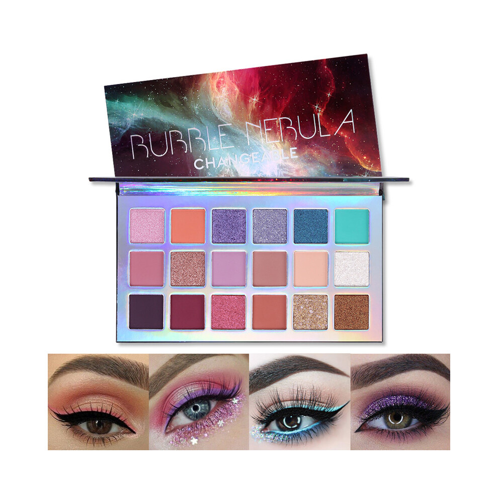 18 Colors Eyeshadow Makeup Palette Shimmer Glitter Eye Shadow Cosmetics