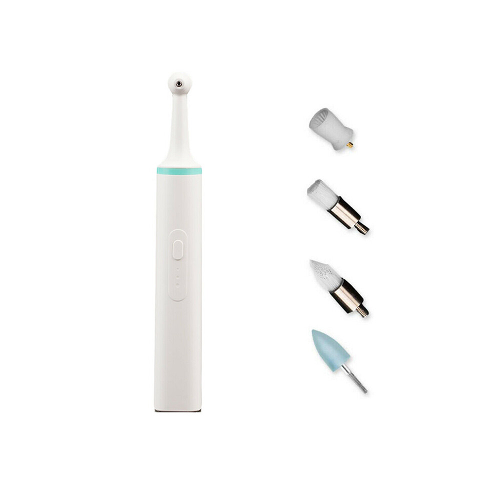 Green (Green) Electric Tooth Polisher Teeth Whitening Stain Plaque Eraser Tartar Cleaning Tool