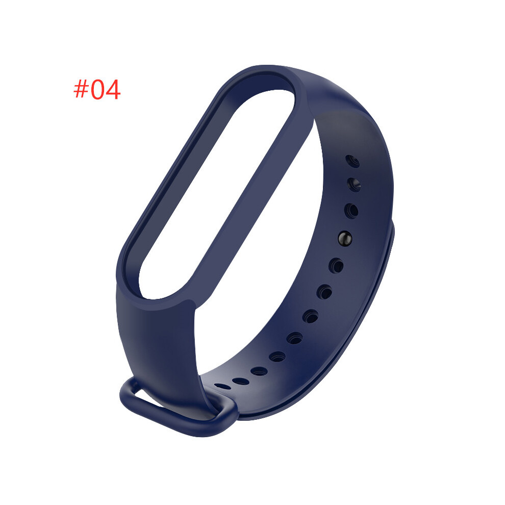 Light (#04) Silicone Replacement Wristband Bracelet Watchband For Xiaomi Mi Band 5 Miband
