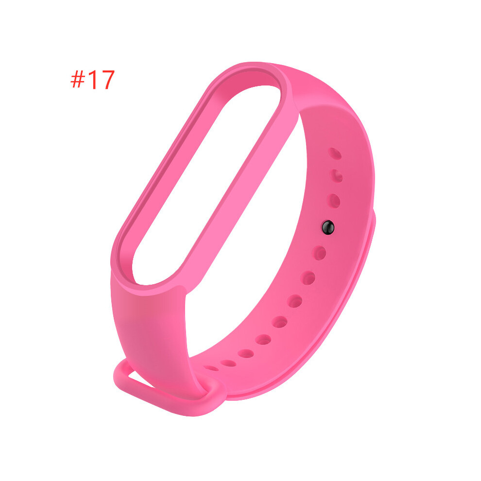 (#17) Silicone Replacement Wristband Bracelet Watchband For Xiaomi Mi Band 5 Miband