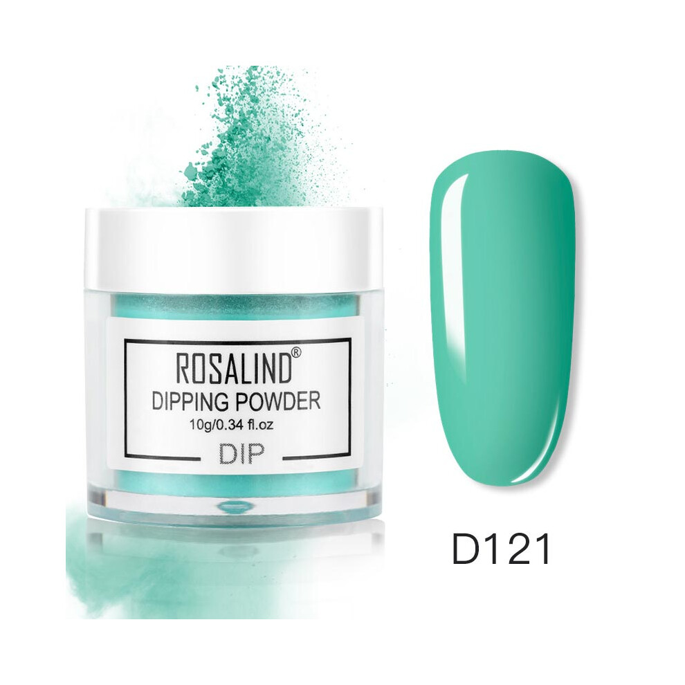 (D121) ROSALIND Nail Art Polish French Gradient Dipping Powder Manicure Glitter Pigment