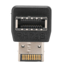 (PH74B) Computer Motherboard USB3.1 Type-e Adapter 90 Degree Steering Elbow