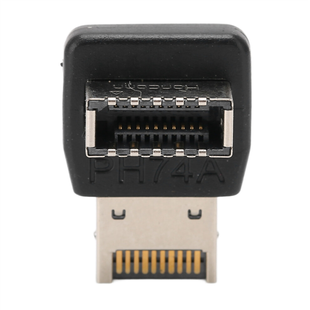 (Ph74a) Computer Motherboard Usb3.1 Type-E Adapter 90 Degree Steering Elbow 110691355393