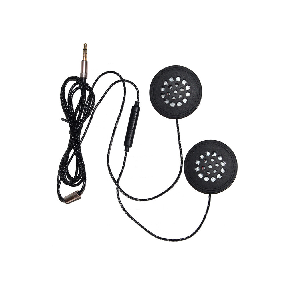 Hifi Stereo Sound Cell Phone Motorcycle Intercom Universal Helmet Headset Double Speakers 110691351531
