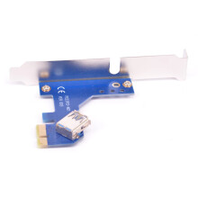PCIe 1x 4x 8x 16x to Dual PCI Slots Adapter, PCI Express Converter for PCI Slot Card
